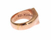 Nialaya Schicker Ring aus Sterlingsilber mit Roségoldbeschichtung