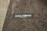 Dolce & Gabbana – Elegante Weste aus braun karierter Wolle