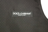 Dolce & Gabbana Elegante Weste aus grauer Wollmischung