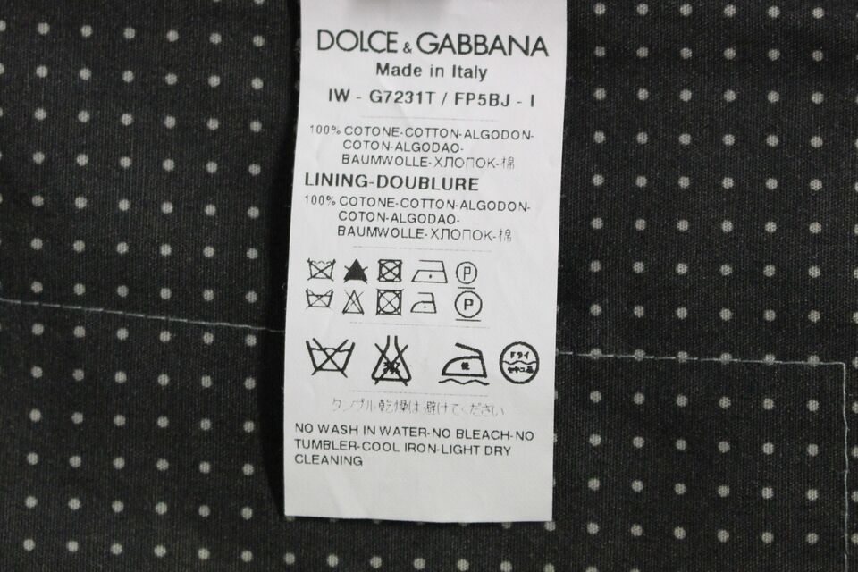 Dolce & Gabbana Elegante graue Baumwollweste