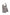 Pompei Donatella Schicke Umhängetasche aus grauem Leder – verstellbarer Riemen