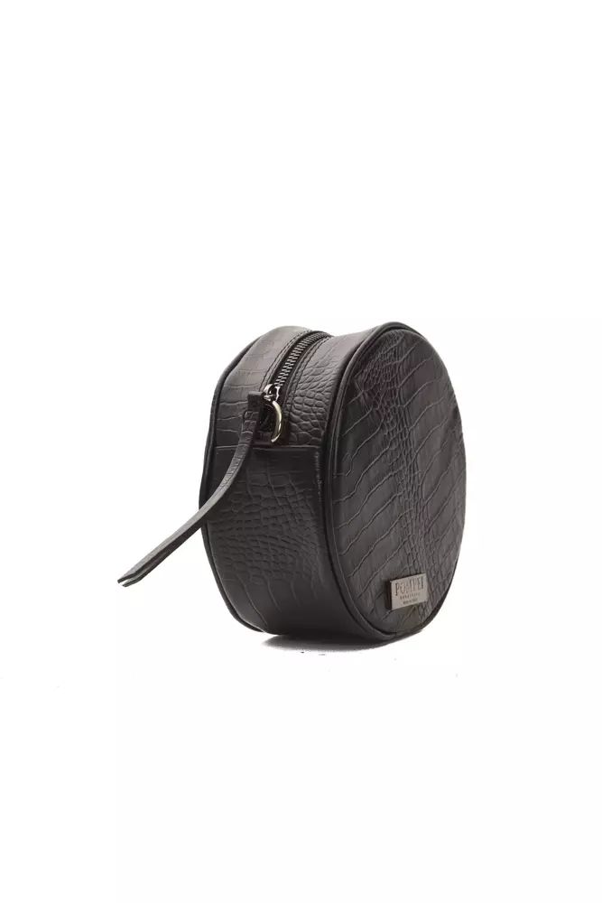 Pompei Donatella – Elegante, ovale Umhängetasche aus Leder in Perfektion