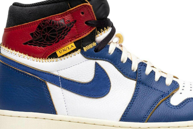 Air Jordan 1 Retro High Union Los Angeles Blue Toe (2018) Sneakers for Men - Genuine Authentic Brand