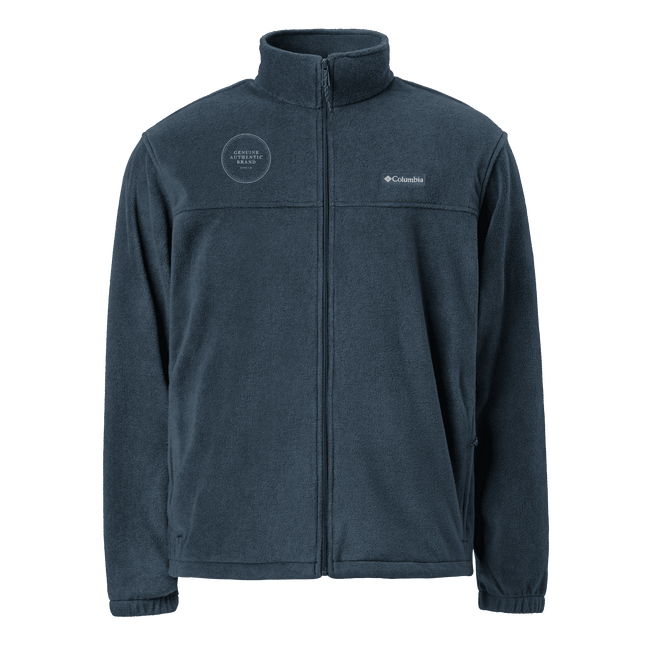 Columbia x Genuine Authentic Brand Embroidered Logo Unisex Columbia fleece jacket - Collegiate Navy / S - Collegiate Navy / M - Collegiate Navy / L - Collegiate Navy / XL - Collegiate Navy / 2XL