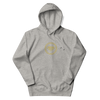 Genuine Authentic Brand Embroidered Mid Logo Unisex Hoodie