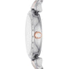 Emporio Armani – Elegante Damenuhr aus Edelstahl mit silbernem Zifferblatt