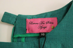 Lanre Da Silva Ajayi Green Above Knee Mini Dress - GENUINE AUTHENTIC BRAND LLC