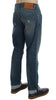 Acht Blue Wash Cotton Denim Regular Fit Jeans - GENUINE AUTHENTIC BRAND LLC  