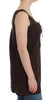 Ermanno Scervino Beachwear Brown Cotton Stretch Tunic Dress - GENUINE AUTHENTIC BRAND LLC  