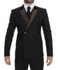 Dolce & Gabbana Brown Striped Wool Slim 3 Piece Suit Tuxedo - GENUINE AUTHENTIC BRAND LLC  