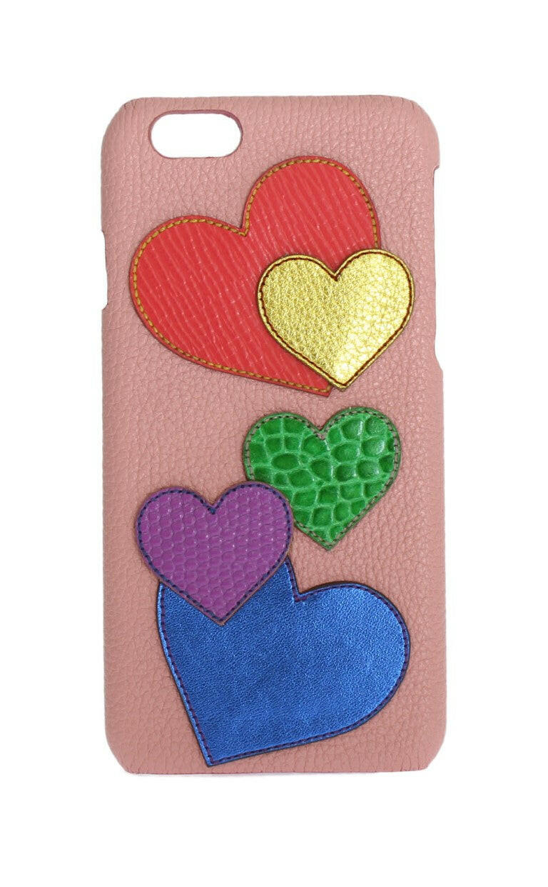 Nialaya Pink Leather Heart Phone Cover - GENUINE AUTHENTIC BRAND LLC