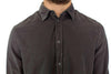 GF Ferre Green Button Front Cotton Casual Shirt - GENUINE AUTHENTIC BRAND LLC  