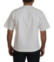 Dolce & Gabbana White Amor Cotton Crewneck  T-shirt - GENUINE AUTHENTIC BRAND LLC  