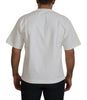 Dolce & Gabbana White Amor Cotton Crewneck  T-shirt - GENUINE AUTHENTIC BRAND LLC  