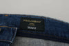 Dolce & Gabbana Blue Wash Cotton Stretch Skinny Denim Jeans - GENUINE AUTHENTIC BRAND LLC  