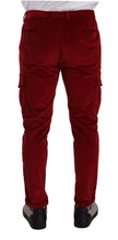 Dolce & Gabbana Red Corduroy Cotton Cargo Skinny Trouser Pants - GENUINE AUTHENTIC BRAND LLC  