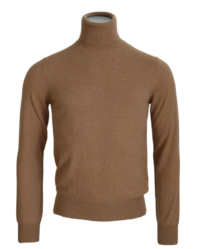 Dolce & Gabbana Beige Cashmere Turtleneck Pullover Sweater - GENUINE AUTHENTIC BRAND LLC  