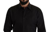 Dolce & Gabbana Black GOLD Slim Fit Tuxedo Dress Shirt - GENUINE AUTHENTIC BRAND LLC  