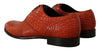 Dolce & Gabbana Orange Exotic Leather Dress Derby Shoes - GENUINE AUTHENTIC BRAND LLC  