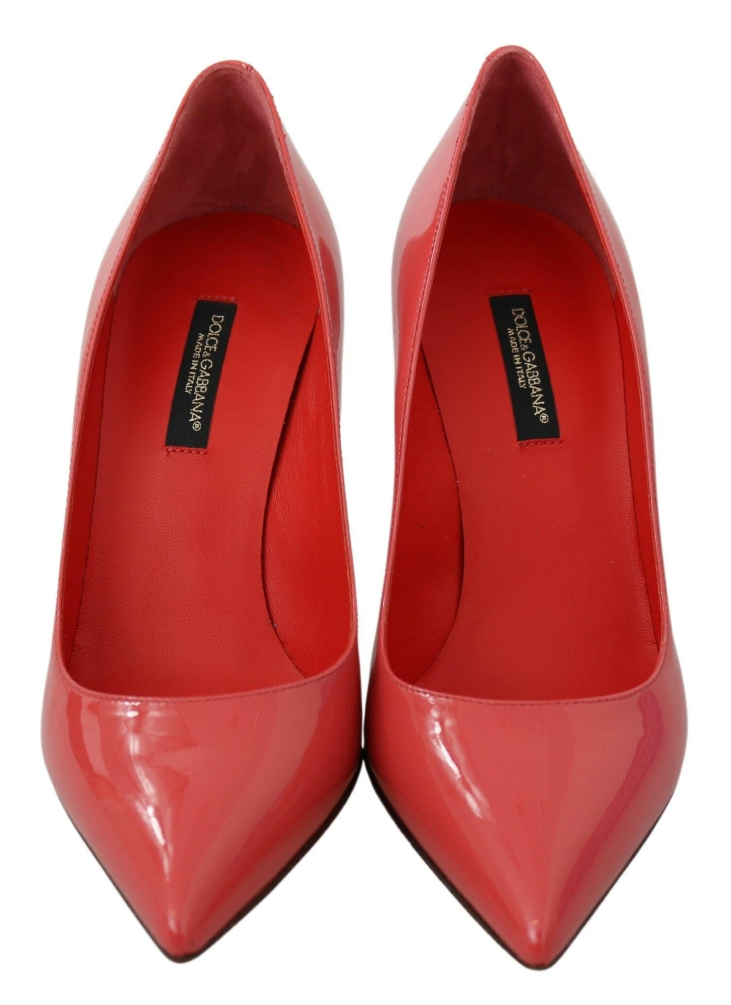 Dolce & Gabbana Dark Pink Patent Leather Heels Pumps - GENUINE AUTHENTIC BRAND LLC  