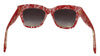 Dolce & Gabbana Red Lace Acetate Rectangle Shades Sunglasses - GENUINE AUTHENTIC BRAND LLC  