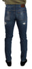Dolce & Gabbana Blue Wash Cotton Stretch Slim Fit Denim Jeans - GENUINE AUTHENTIC BRAND LLC  