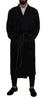 Dolce & Gabbana Black 100% Silk Robe Coat Wrap  Jacket - GENUINE AUTHENTIC BRAND LLC  