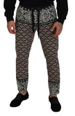 Dolce & Gabbana Multicolor Baroque Sweatpants Jogging Pants - GENUINE AUTHENTIC BRAND LLC  