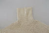 Dolce & Gabbana Cream Wool Knit Turtleneck Pullover Sweater - GENUINE AUTHENTIC BRAND LLC  