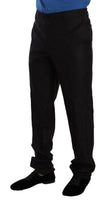 Dolce & Gabbana Gray Wool Silk Dress Trouser Dress Pants - GENUINE AUTHENTIC BRAND LLC  