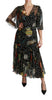 Dolce & Gabbana Black Sea Fish Sicily A-line Shift Dress - GENUINE AUTHENTIC BRAND LLC  