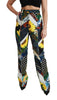 Dolce & Gabbana Multicolor Print High Waist Straight Pants - GENUINE AUTHENTIC BRAND LLC  