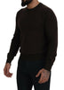 Dolce & Gabbana Brown Cashmere Crew Neck Pullover Sweater - GENUINE AUTHENTIC BRAND LLC  