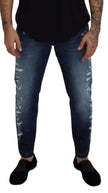 Dolce & Gabbana Blue Wash Cotton Regular Denim Jeans Pants - GENUINE AUTHENTIC BRAND LLC  