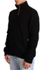 Dolce & Gabbana Black Cashmere Zipper Mens Sweater - GENUINE AUTHENTIC BRAND LLC  