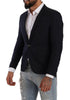 Domenico Tagliente Dark Blue Single Breasted Slim Fit Blazer - GENUINE AUTHENTIC BRAND LLC  