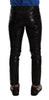 Dolce & Gabbana Black Logo Cotton Stretch Skinny Pants - GENUINE AUTHENTIC BRAND LLC  