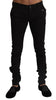 Dolce & Gabbana Black Cotton Stretch Slim Fit Skinny Pants - GENUINE AUTHENTIC BRAND LLC  