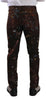 Dolce & Gabbana Brown Color Splash Cotton Regular Denim Jeans - GENUINE AUTHENTIC BRAND LLC  