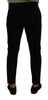 Dolce & Gabbana Black Cotton Corduroy Skinny Trouser Pants - GENUINE AUTHENTIC BRAND LLC  