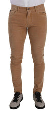 Dolce & Gabbana Brown Corduroy Cotton Skinny Slim Fit Jeans - GENUINE AUTHENTIC BRAND LLC  