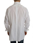 Dolce & Gabbana White 100% Cotton GOLD Slim Dress Shirt - GENUINE AUTHENTIC BRAND LLC  