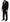 Domenico Tagliente Black Polyester Single Breasted Formal Suit - GENUINE AUTHENTIC BRAND LLC  