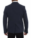 Dolce & Gabbana Blue Cotton Stretch Casual Blazer - GENUINE AUTHENTIC BRAND LLC  