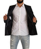 Dolce & Gabbana Black Dotted Double Breasted MARTINI Jacket - GENUINE AUTHENTIC BRAND LLC  