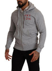 Hackett Gray Full Zip Hooded Cotton Sweatshirt Sweater - GENUINE AUTHENTIC BRAND LLC  