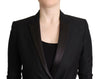 Costume National Black Long Sleeves Double Breasted Jacket - GENUINE AUTHENTIC BRAND LLC  